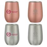 DH5728 9 Oz. Stainless Steel Stemless Wine Glass With Custom Imprint